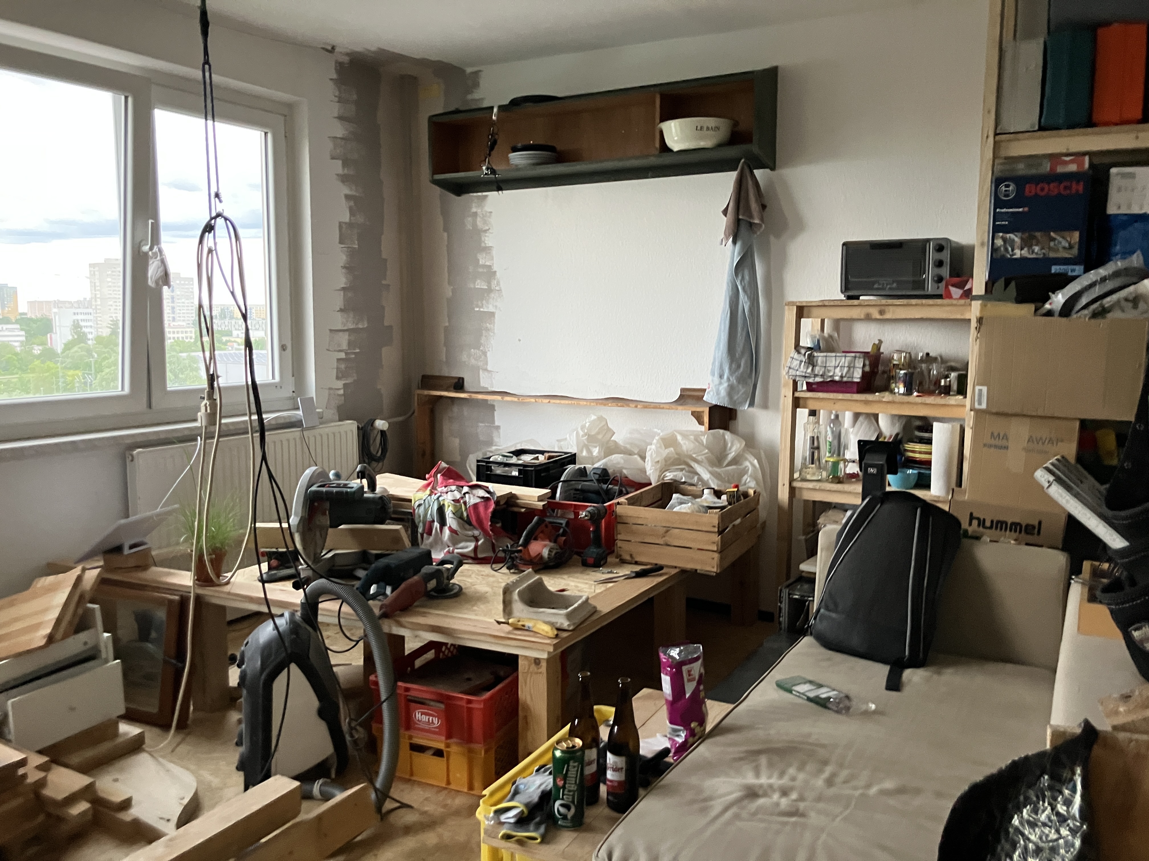 Podest fertig