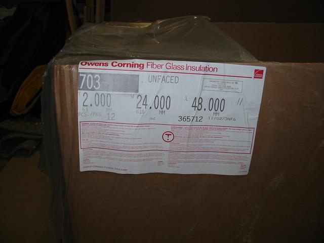 Package of Owens Corniung Fiber Glass